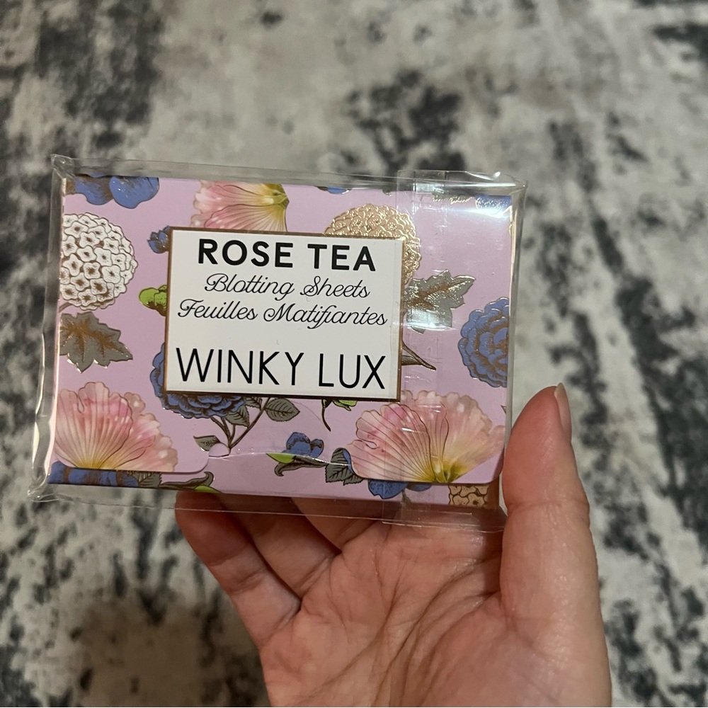Winky Lux Rose Tea Blotting Sheets June sale